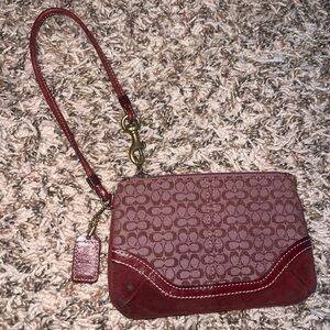 Maroon Vintage Coin Purse